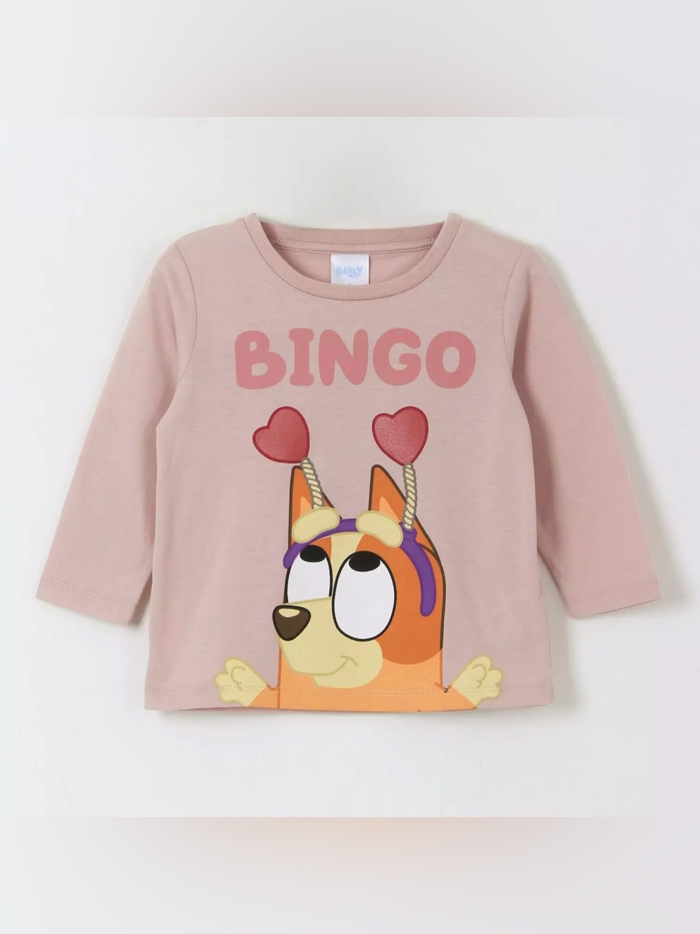 Zara x Bluey pink Bingo long sleeve shirt